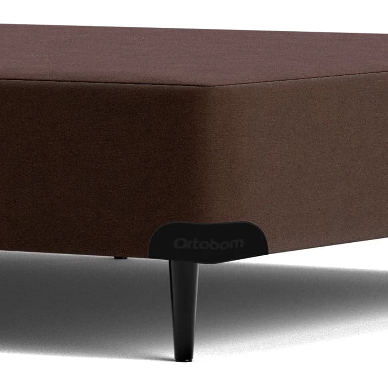 Base Box Casal 138x188x30 Courino - Ortobom - Branco
