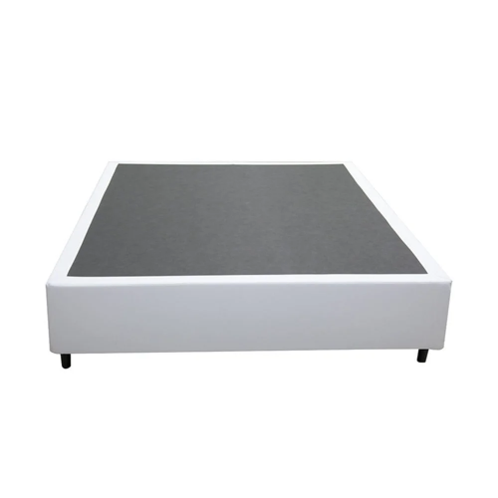 Base Cama Box Casal Courino - Branco