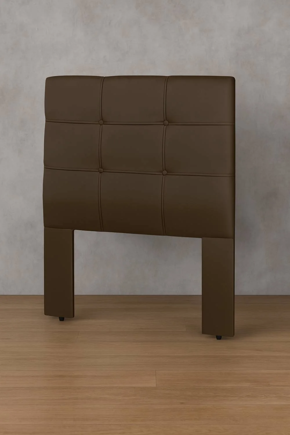 Cabeceira Cama Box Solteiro 0,90 Eslovênia - Marrom