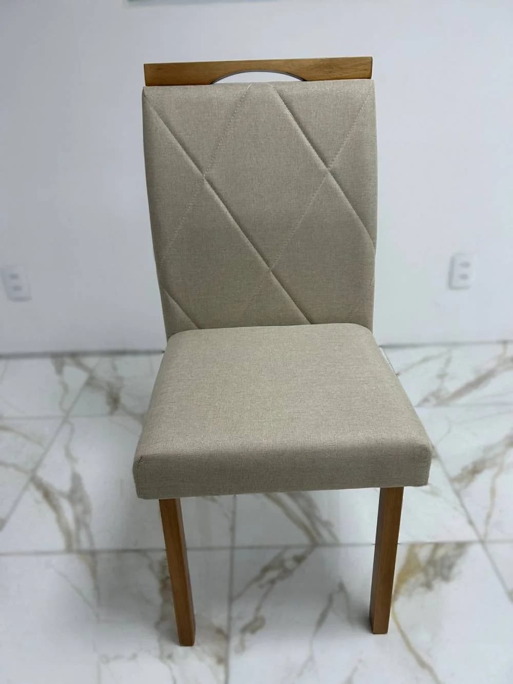 Cadeira Arezzo - Linho Bege