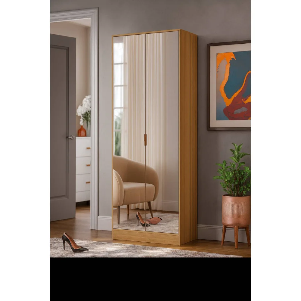 Sapateira Grife c/ 2 Porta Espelhada 1 Gaveta - Amendola Touch