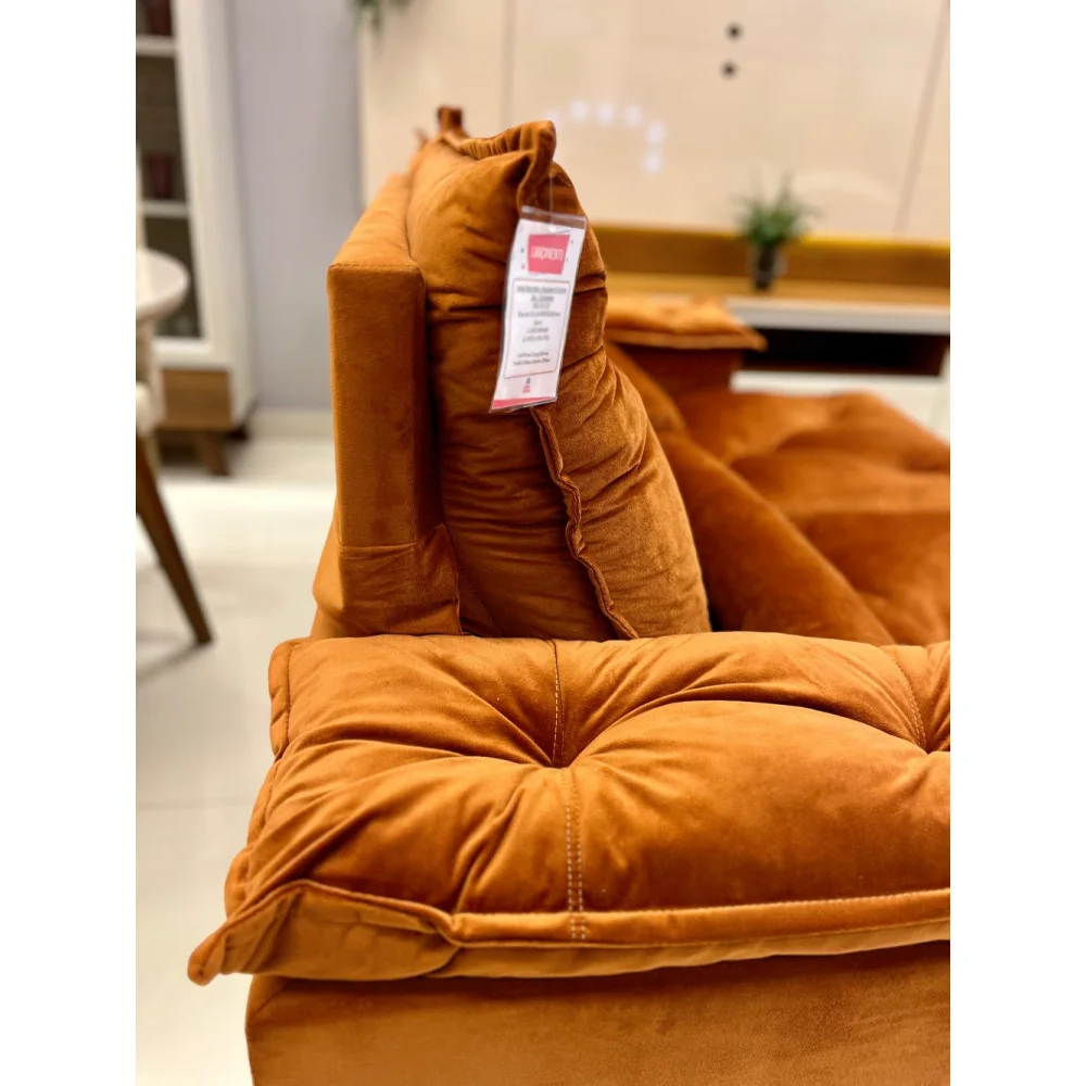 Sofá Retrátil e Reclinável Grécia 2m - Terracota