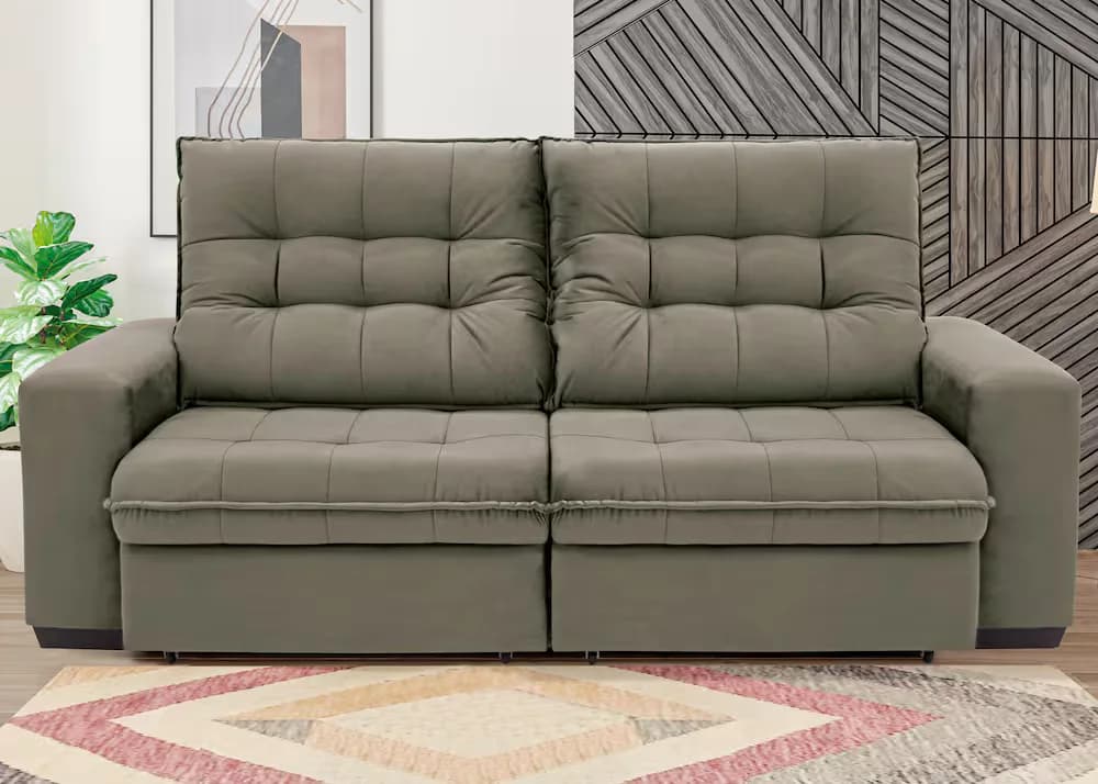 Sofá Benetton 4 Lugares Linoforte
