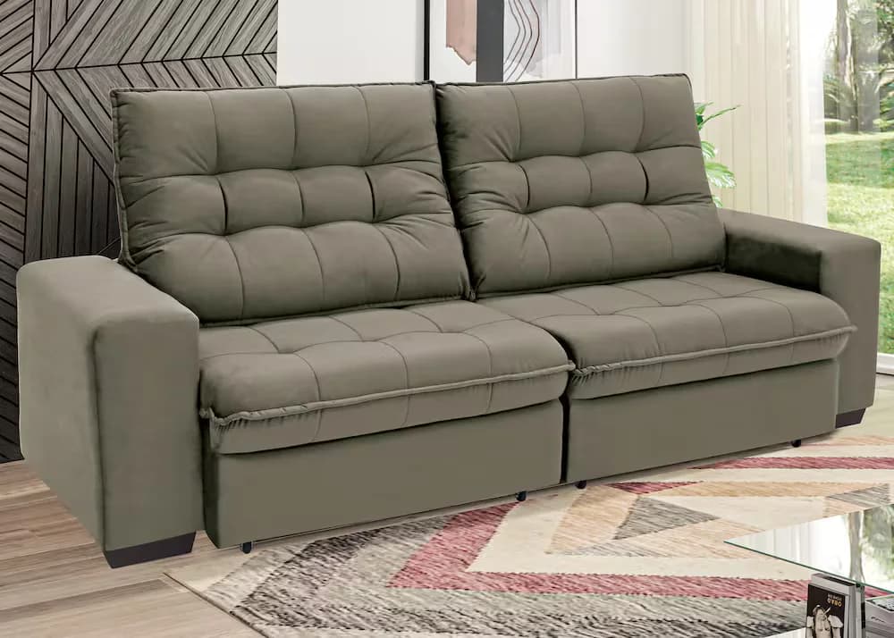 Sofá Benetton 4 Lugares Linoforte