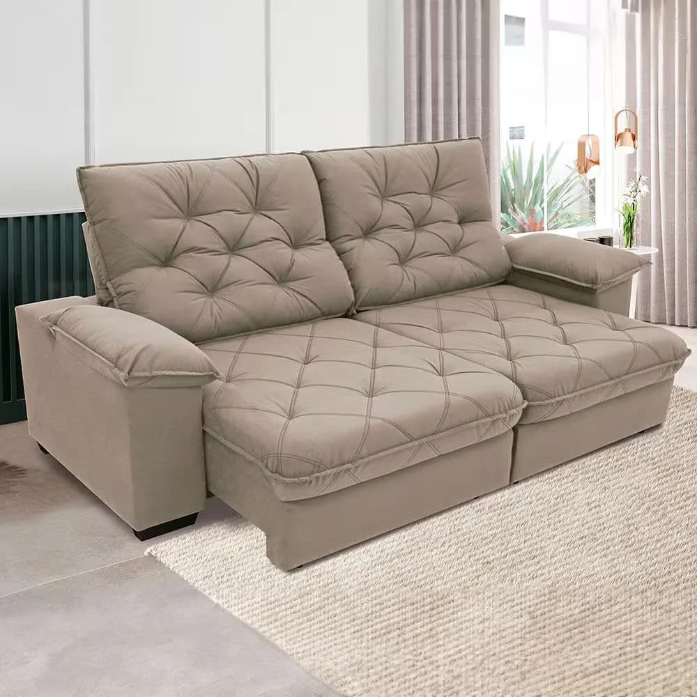 Sofá Luggero 4 Lugares Linoforte