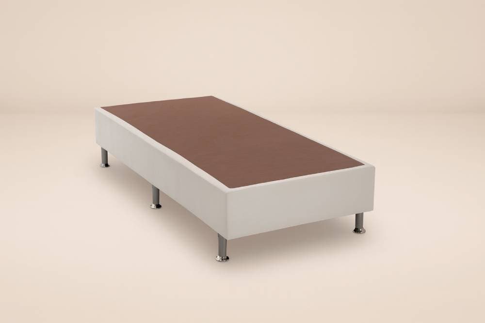Base Solteiro (88x188x23) Courino - Branco - imagem 1