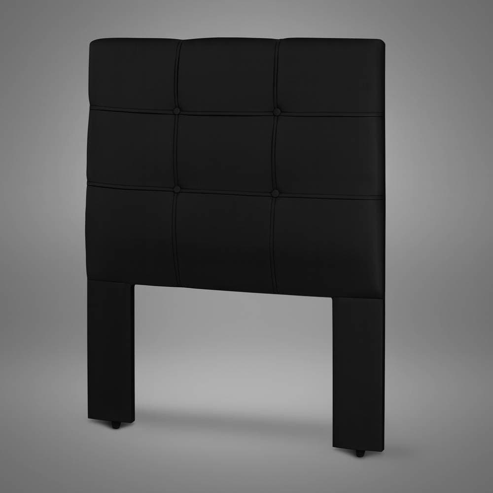 Cabeceira Cama Box Solteiro 0,90 Eslovênia - Preto - imagem 1