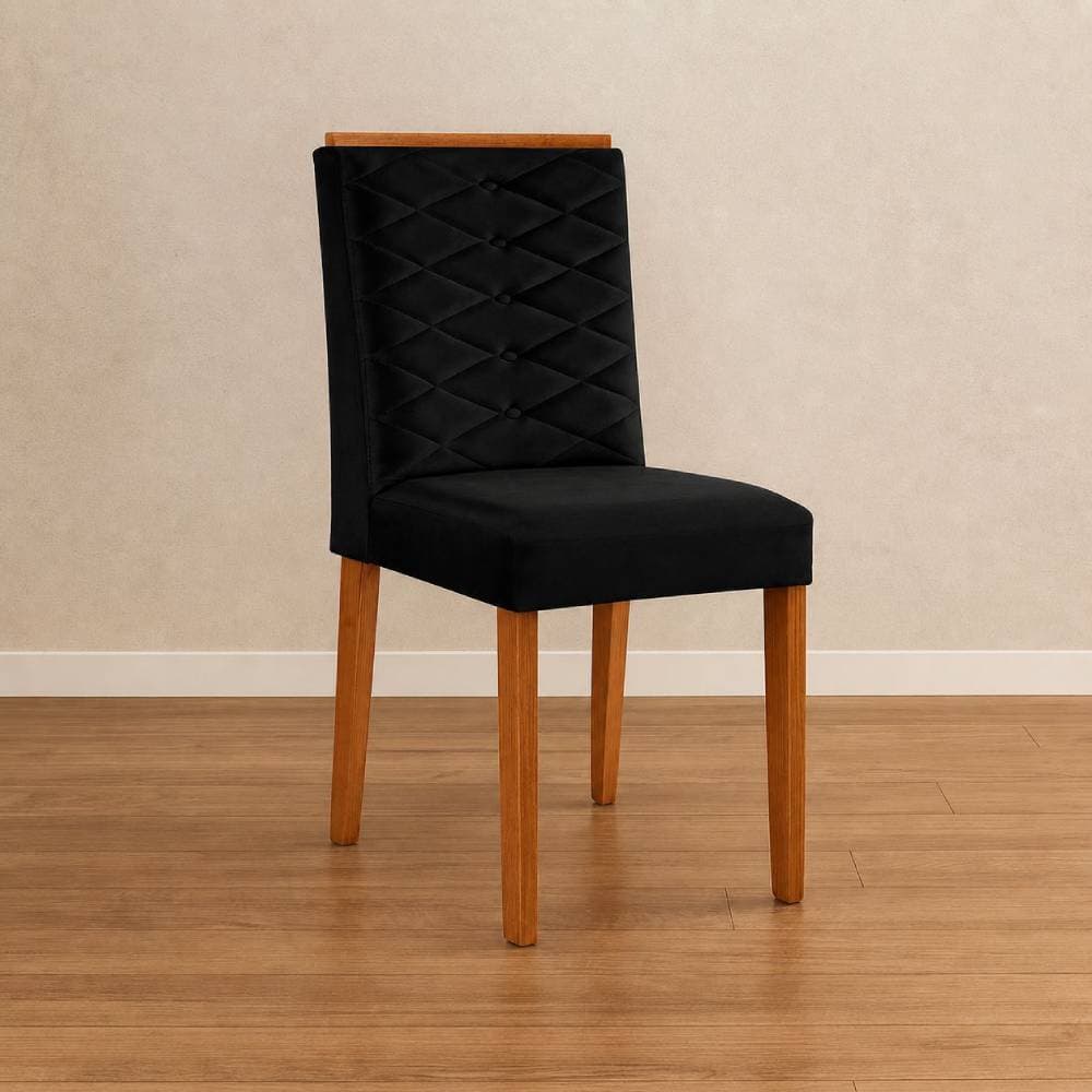 Cadeira Dafne - Rufato - Preto - imagem 1